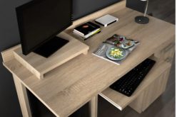 Sonoma biurko komputerowe z półką lub białe BETA 4