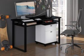 Biurka czarne - propozycja 20 najpiękniejszych biurek do aranżacji mieszkania lub biura 8