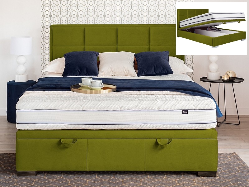 Łóżka tapicerowane 160x200 - ranking najpiękniejszych modeli do Twojej sypialni marzeń 45