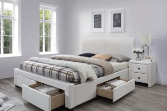 Łóżka z szufladami - 30 propozycji łóżek, dzięki którym uporządkujesz sypialnię 18
