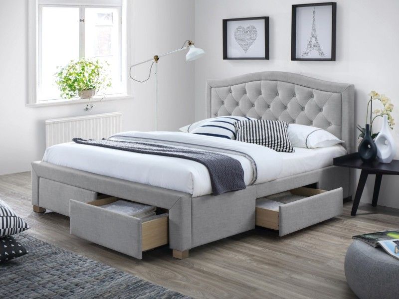 Łóżka 140x200 z pojemnikiem - propozycje 20 najlepszych modeli do sypialni 33