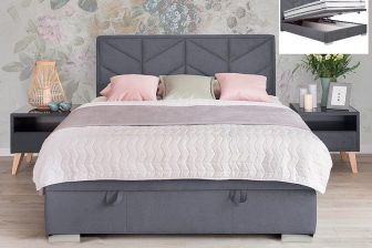 Łóżka 160x200 z pojemnikiem - zobacz najpiękniejsze modele do Twojej sypialni marzeń 18