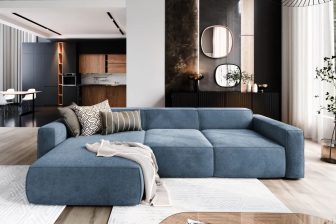 Modułowa kanapa narożna w stylu włoskim LUCIANO L4 277