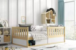 Łóżko dla małych dzieci z materacem 80x160 SMIKI 5