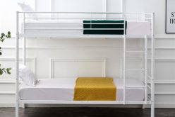 Łóżko piętrowe metalowe 90x200 z możliwością zamiany na dwa łóżka stojące BOLO 3