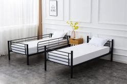 Łóżko piętrowe metalowe 90x200 z możliwością zamiany na dwa łóżka stojące BOLO 13