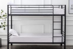 Łóżko piętrowe metalowe 90x200 z możliwością zamiany na dwa łóżka stojące BOLO 17