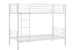 Łóżko piętrowe metalowe 90x200 z możliwością zamiany na dwa łóżka stojące BOLO 4