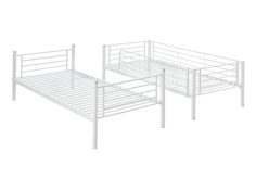 Łóżko piętrowe metalowe 90x200 z możliwością zamiany na dwa łóżka stojące BOLO 8