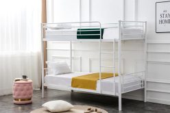 Łóżko piętrowe metalowe 90x200 z możliwością zamiany na dwa łóżka stojące BOLO 10