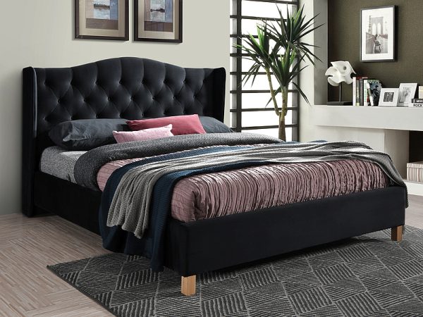 Łóżko pikowane 160x200 tapicerowane - kilka kolorów ARSEN 160 1