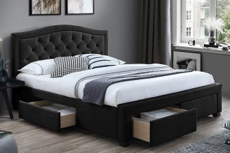 Łóżko w stylu glamour 160x200 ELECTRO 160 58