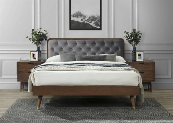 Łóżko z litego drewna 160x200 CASTIO 1