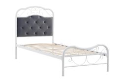 Łóżko z metalową ramą 90x200 FOBRA 6