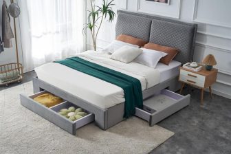 Łóżko ze schowkami 160x200 BAKO 89