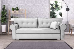 Sofa glamour rozkładana z lamówkami SORELLA 3