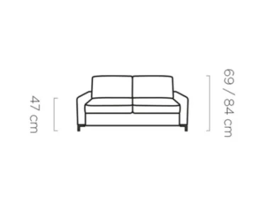 Sofa z systemem włoskim SORO różne szerokości spania 6