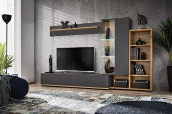 Meblościanki pod telewizor - 20 kreatywnych aranżacji przestrzeni w Twoim salonie 12