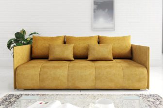 Mini kanapa rozkładana z wąskimi podłokietnikami NESSO 79