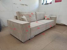 Sofa sztruksowa z funkcją spania FAKRO 9
