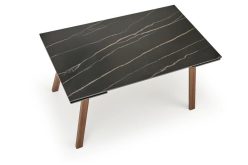 Czarny marmurowy stół rozkładany LOZAN 19
