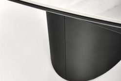 Elegancki stół rozkładany z marmurowym blatem i masywną nogą OSSO 7