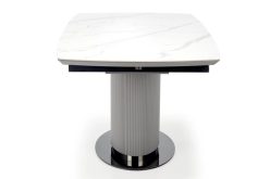 Szary stół z marmurowym blatem rozkładany DANCA 6
