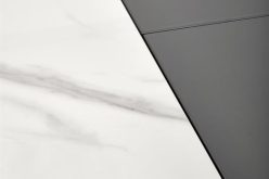 Szary stół z marmurowym blatem rozkładany DANCA 8