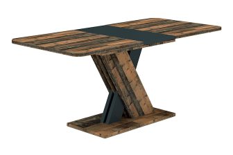 Rozkładany stół ze starego drewna