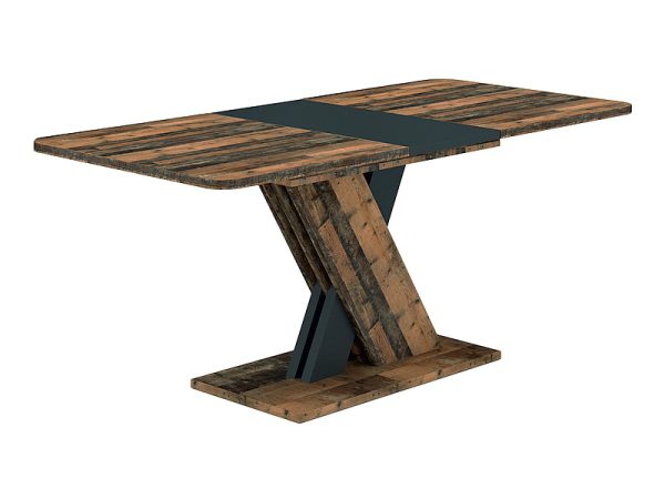 Rozkładany stół ze starego drewna