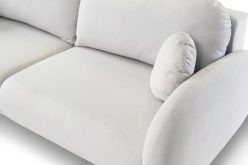 Miękka sofa rozkładana do spania na wysokich nogach DEKORIA 2