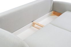 Miękka sofa rozkładana do spania na wysokich nogach DEKORIA 5