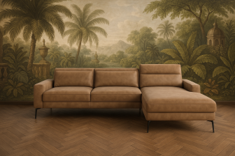 Narożnik z funkcją spania w stylu loft
