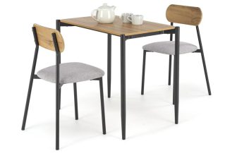 Mały stół z miękkimi krzesłami dla 2 osób