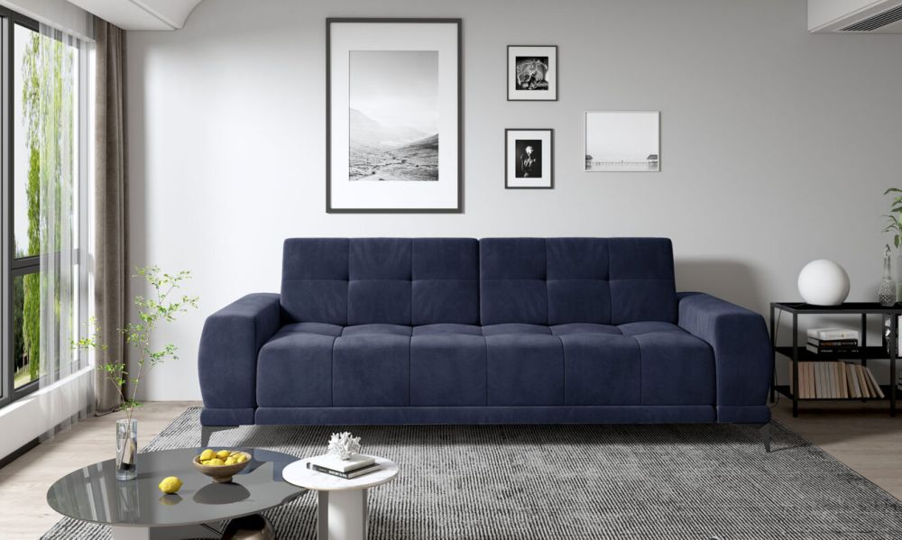 W jakim wnętrzu sprawdzi się granatowa sofa? Meble Arkadius