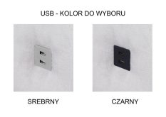 Narożnik U z funkcją spania z USB LEMEL 4 21