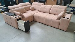 Narożnik z funkcją spania MIRACLE 7 system PUMA, barek, USB 15