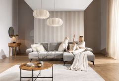 Fajny salon z narożnikiem