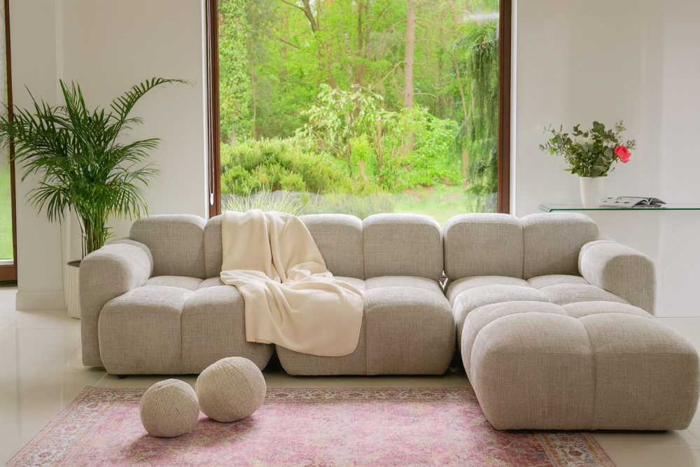 Ogromna rogówka modułowa do salonu