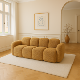 Sofa modułowa w tkaninie plamoodpornej
