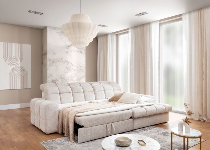 Co takiego mają w sobie ciekawe narożniki do salonu? 🛋 28 Ciekawa rogówka rozkładana