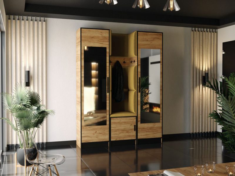 Jak zaaranżować ciekawy przedpokój? 40 Ciekawe ściany w przedpokoju