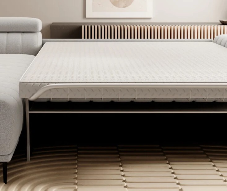 Narożnik rozkładany jak łóżko