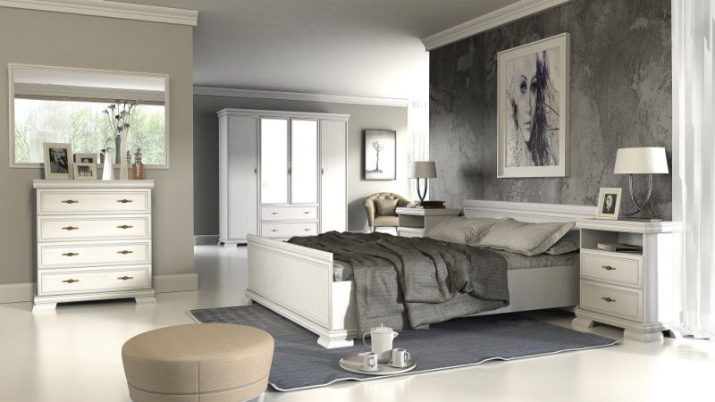 Piękna sypialnia inspiracje – jak stworzyć idealne wnętrze marzeń? 31 Piękna sypialnia w stylu klasycznym