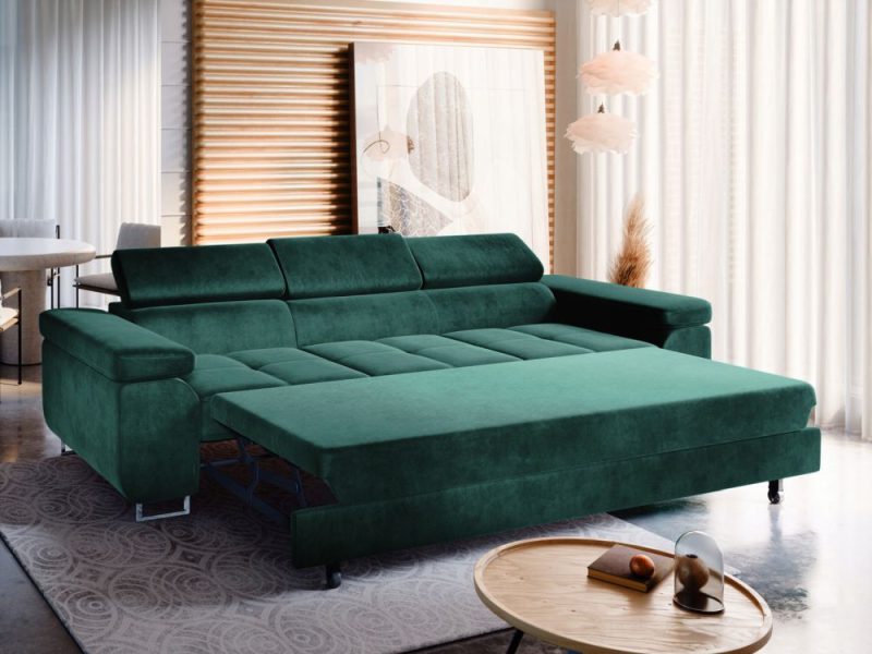 Czy kanapa rozkładana jak łóżko sypialniane to idealne rozwiązanie dla każdego wnętrza? 🛏 29 Rozkładana kanapa mogąca służyć jako tapczan do spania