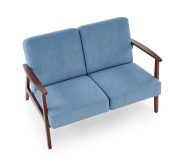 Mała sofa niebieska w stylu vintage