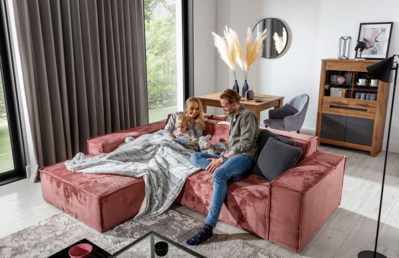 Sofa z leżanką