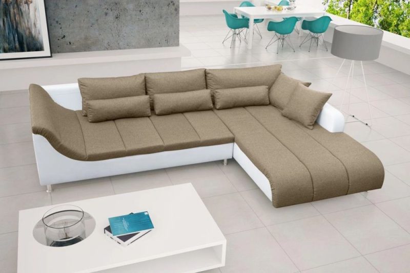 Sofa z szezlongiem