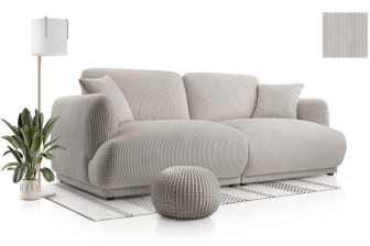 Mała ekslkuzywna sofa do wypoczynku