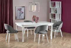 Biały stół rozkładany do salonu i jadalni